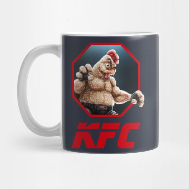 KFC Fighter Logo Red by Rony Azurdia